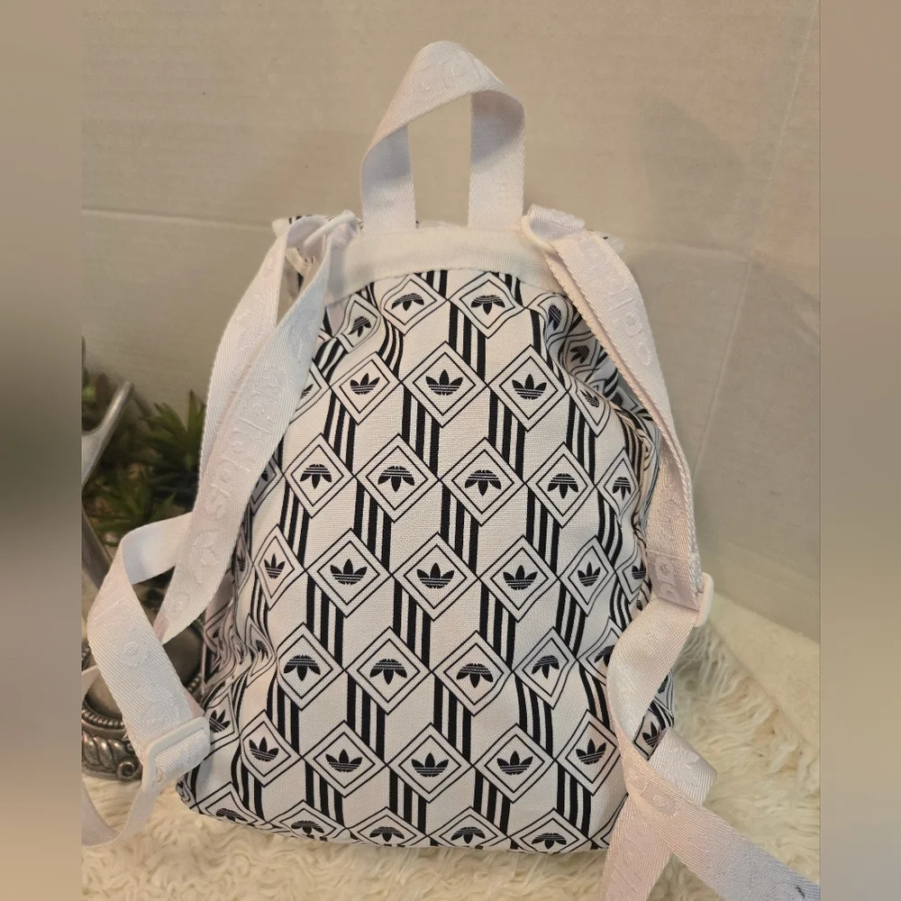 Adidas Monochrome Geometric Women's Backpack - Picture 12 of 13